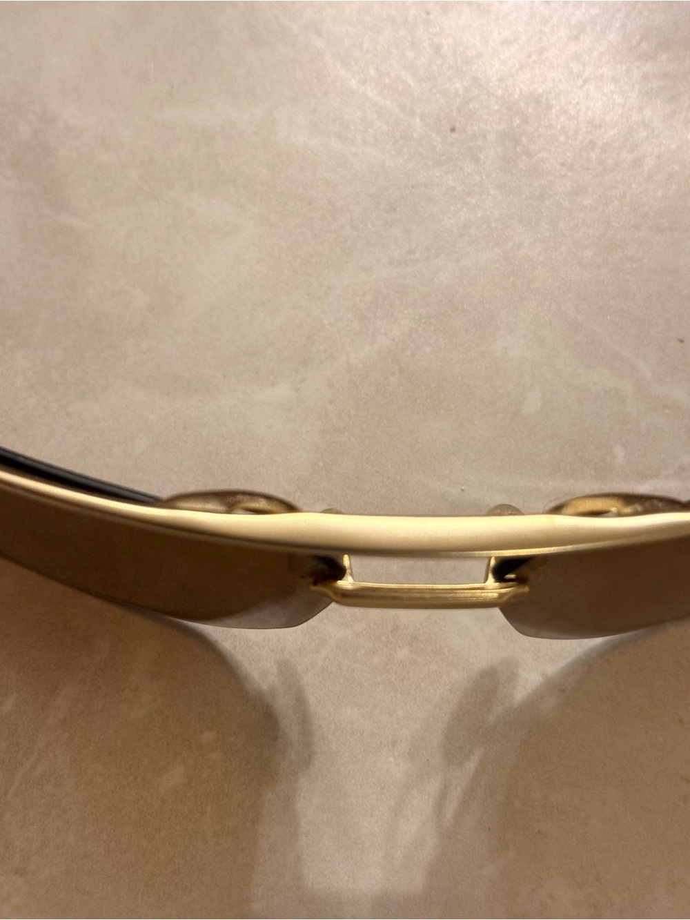 OAKLEY CHRYSTL SATIN GOLD W/ BRONZE SUNGLASSES - Picture 6 of 8